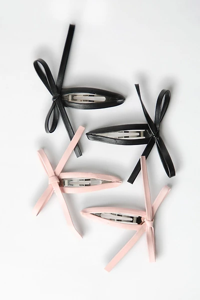 Bow Barrettes 4-Pack