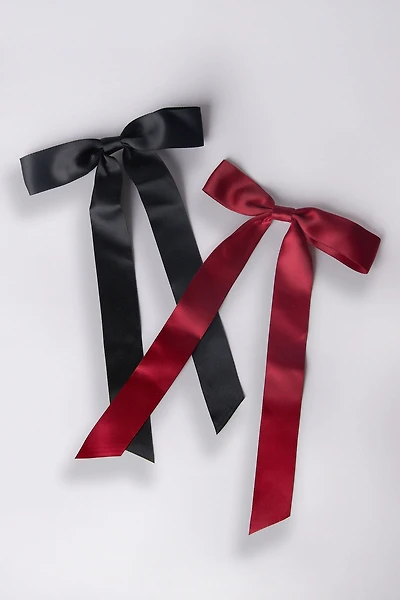 Pinces à cheveux en ruban satin paquet de 2 AERO