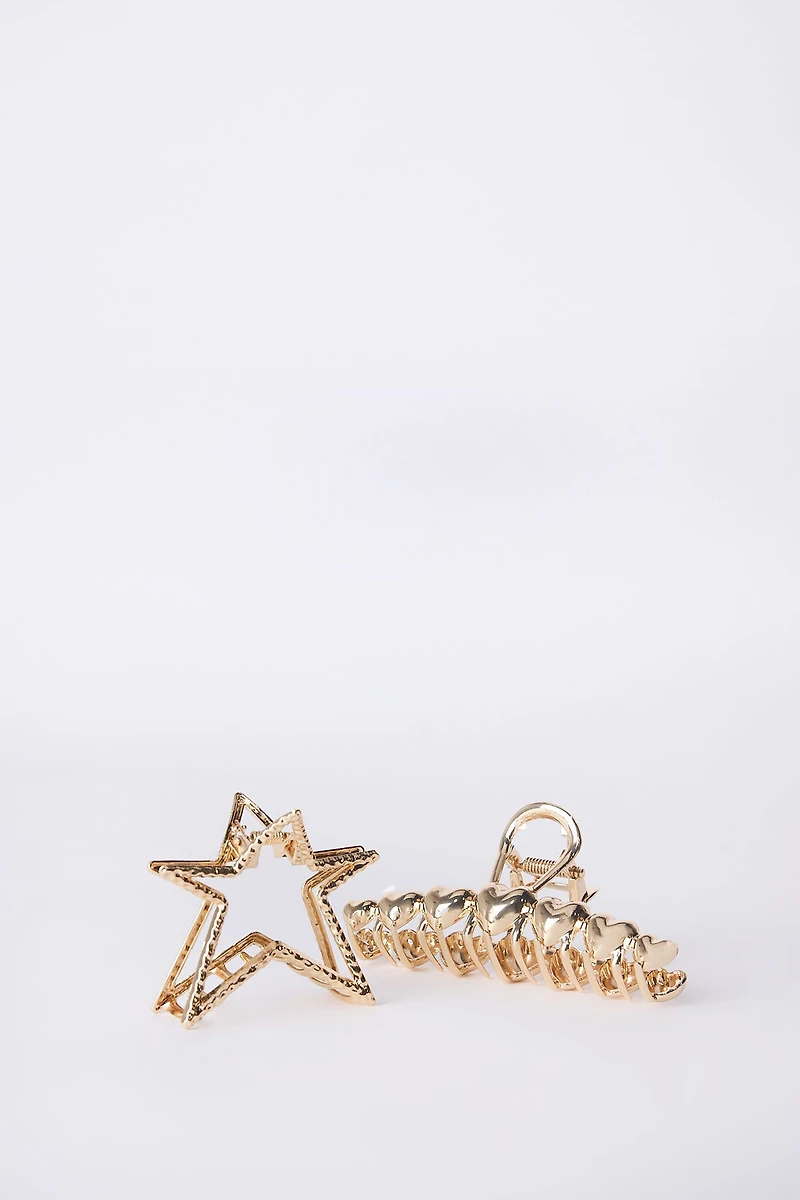 AERO Metal Claw Clips 2-Pack