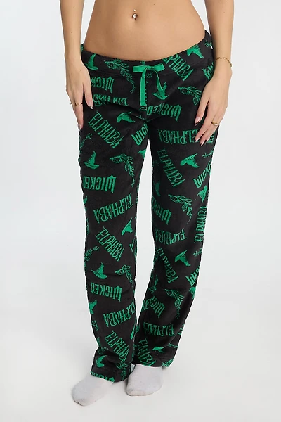 Pantalon pyjama pelucheux Wicked Elphaba