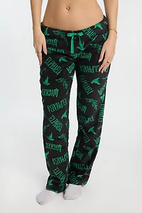 Pantalon pyjama pelucheux Wicked Elphaba