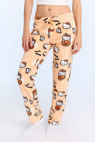 Hello Kitty Ghost Plush Pajama Pants
