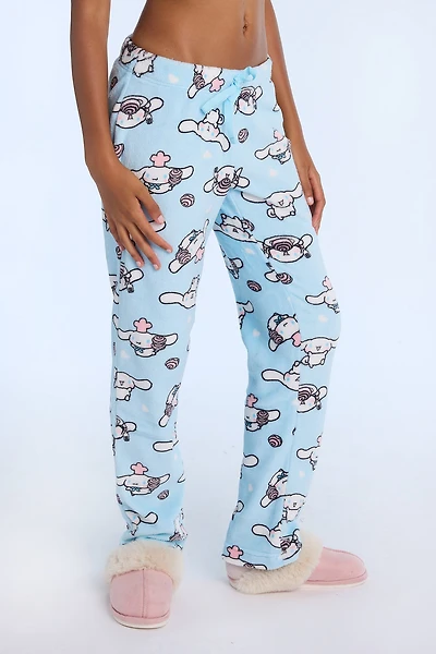 Cinnamoroll Eating Plush Pajama Pants