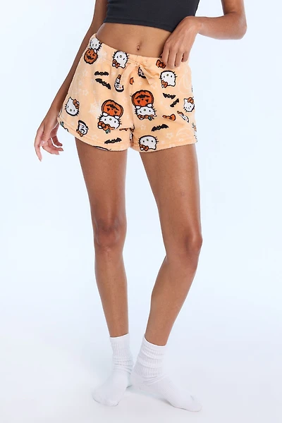 Hello Kitty Ghost Plush Pajama Shorts