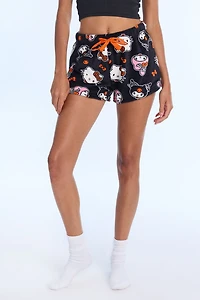 Short pyjama pelucheux Hello Kitty And Friends Halloween