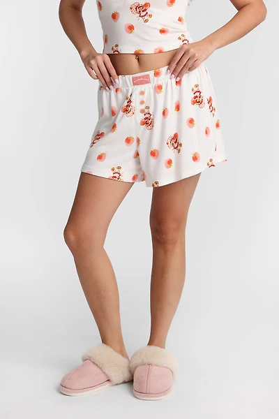 Strawberry Shortcake Super Soft Pajama Boxer Shorts