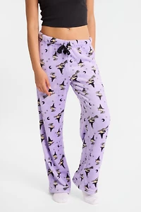Peanuts Snoopy Witch Plush Pajama Pants