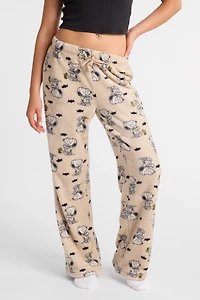 Peanuts Snoopy Mummy Plush Pajama Pants