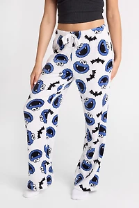 Cookie Monster Bats Plush Pajama Pants