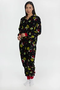 The Grinch Ornaments Hooded Onesie