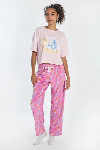 Ensemble pyjama en velour imprimé Wicked Girl The Bubble