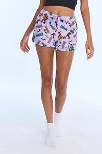 Scooby-Doo Halloween Plush Pajama Shorts