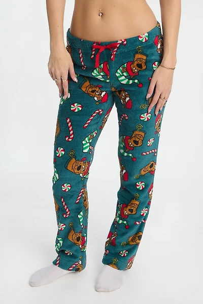 Scooby-Doo Holiday Plush Pajama Pants