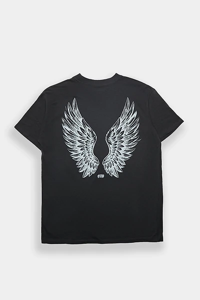 T-shirt coupe garçonne imprimé ailes Aéropostale