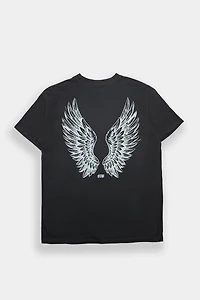 T-shirt coupe garçonne imprimé ailes Aéropostale