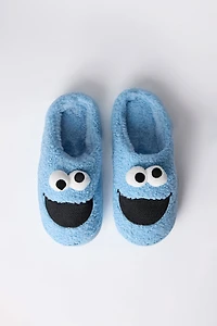 Cookie Monster Plush Slippers