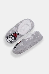 Chaussettes-pantoufles imprimées Peanuts Snoopy