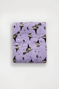Peanuts Snoopy Witch Printed Plush Throw Blanket