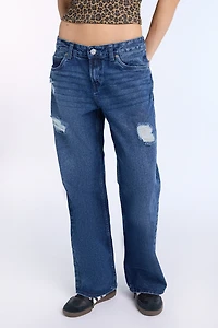Jean ample taille basse AERO