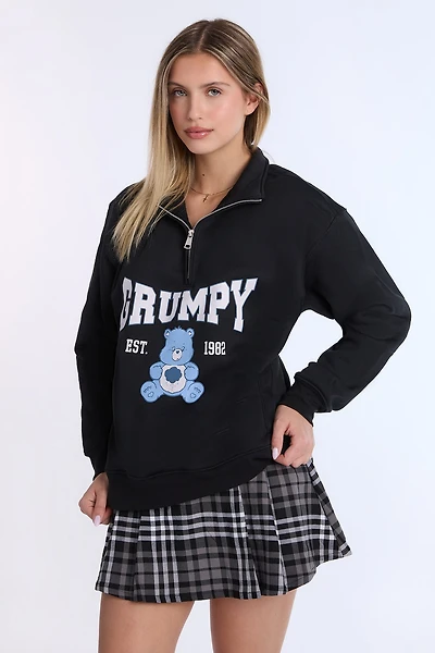 Care Bears Grumpy Quarter-Zip Sweatshirt