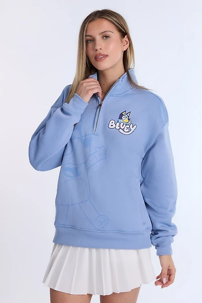 Bluey Quarter-Zip Sweatshirt
