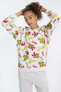 The Grinch & Max Graphic Crew Neck Sweatshirt