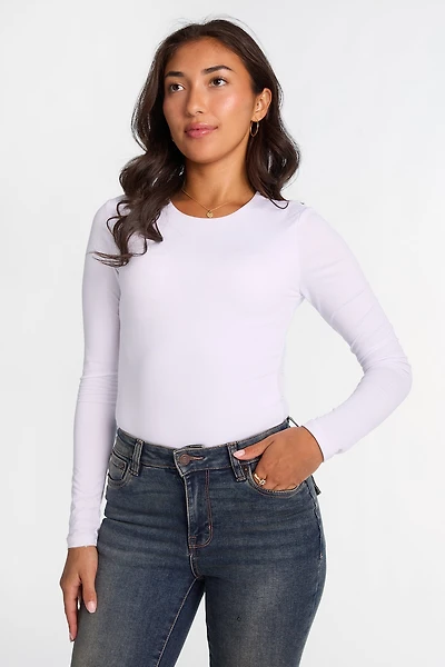 AERO Super Soft Long Sleeve Crew Neck Bodysuit