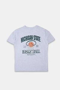 Michigan State Basketball Graphic Boyfriend Tee