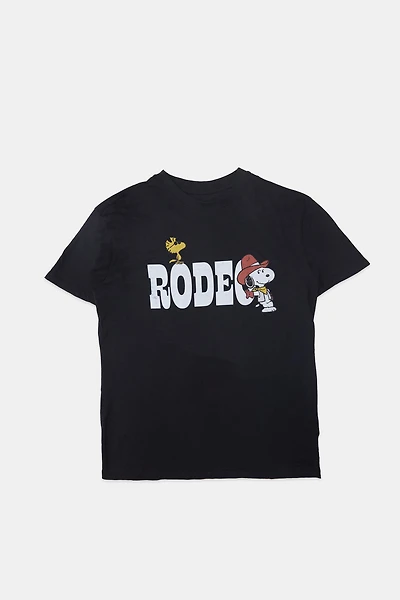 T-shirt coupe garçonne  graphique Peanuts Snoopy Rodeo