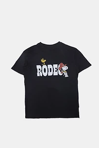 T-shirt coupe garçonne  graphique Peanuts Snoopy Rodeo