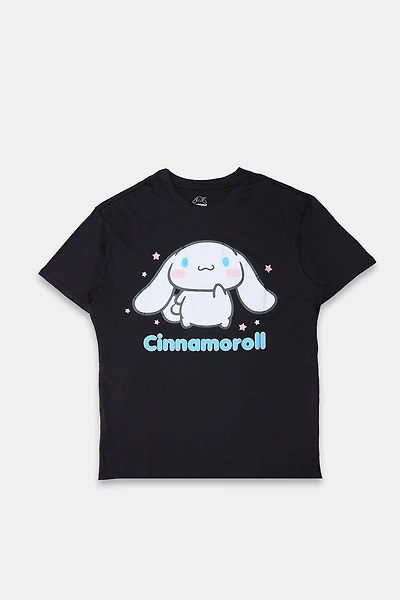 T-shirt coupe garçonne imprime? graphique Cinnamoroll