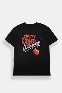 Cherry Coke Graphic Boyfriend Tee