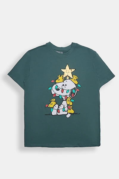 Peanuts Snoopy Star Graphic Boyfriend Tee