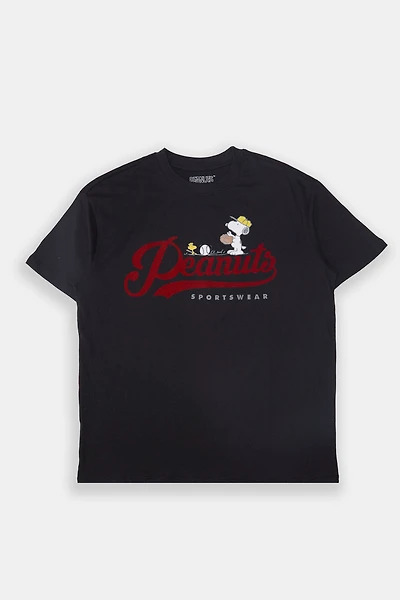 Peanuts Snoopy Sportswear Graphic Boyfriend Tee