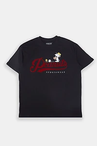 Peanuts Snoopy Sportswear Graphic Boyfriend Tee