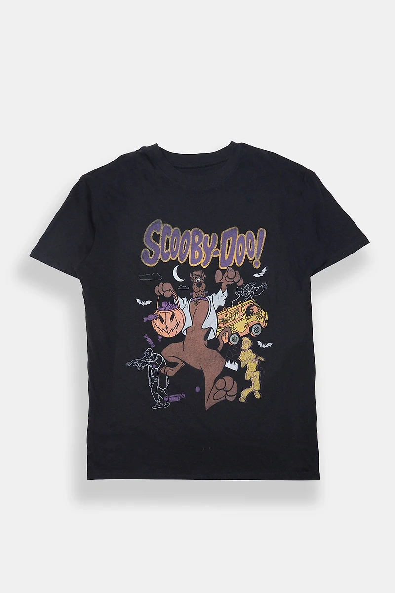 T-shirt coupe garçonne imprimé Scooby-Doo Halloween