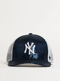 47 DAZZLE TRUCKER HAT - YANKEES