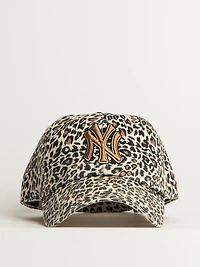 47 LISA LEOPARD CLEAN UP CAP - YANKEES