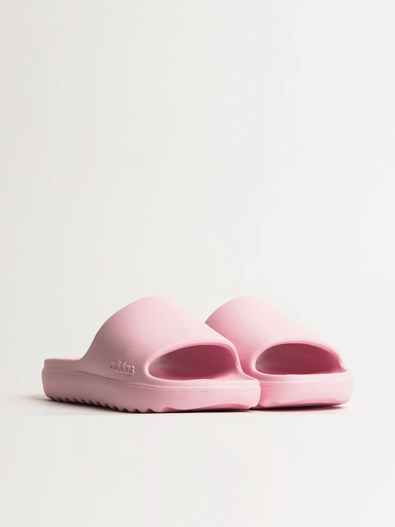 WOMENS ADIDAS ADILETTE LUMIA SLIDES - CLEAR PINK