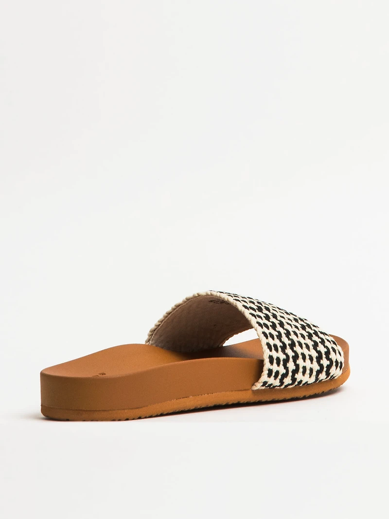 WOMENS BILLABONG MARA BLACK/WHITE SANDALS - CLEARANCE