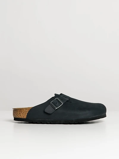 WOMENS BIRKENSTOCK BOSTON CLOG - REGULAR BLACK