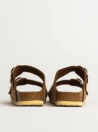 WOMENS BIRKENSTOCK ARIZONA BIG BUCKLE OILED LEATHER SANDALS - MEDIUM/NARROW COGNAC