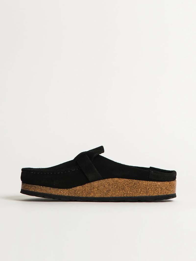 WOMENS BIRKENSTOCK BUCKLEY CLOGS - MEDIUM/NARROW BLACK