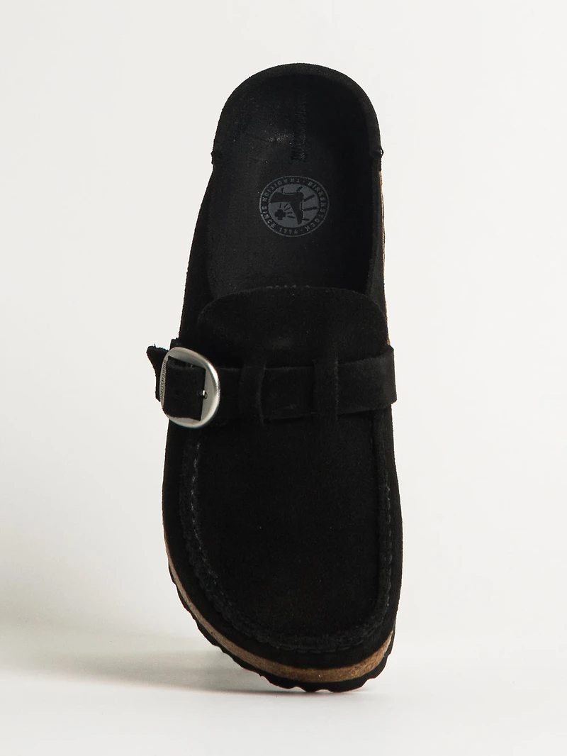 WOMENS BIRKENSTOCK BUCKLEY CLOGS - MEDIUM/NARROW BLACK