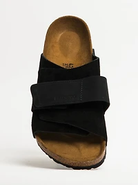 MENS BIRKENSTOCK KYOTO SUEDE NUBUCK SANDALS - BLACK