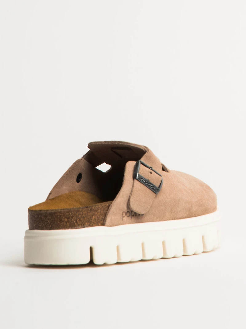 WOMENS BIRKENSTOCK BOSTON CHUNKY WARM - MEDIUM/NARROW SAND