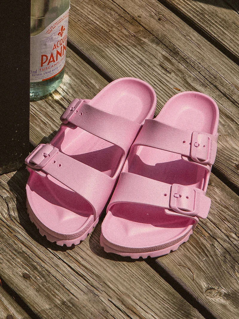 WOMENS BIRKENSTOCK ARIZONA EVA SANDALS - FONDANT PINK
