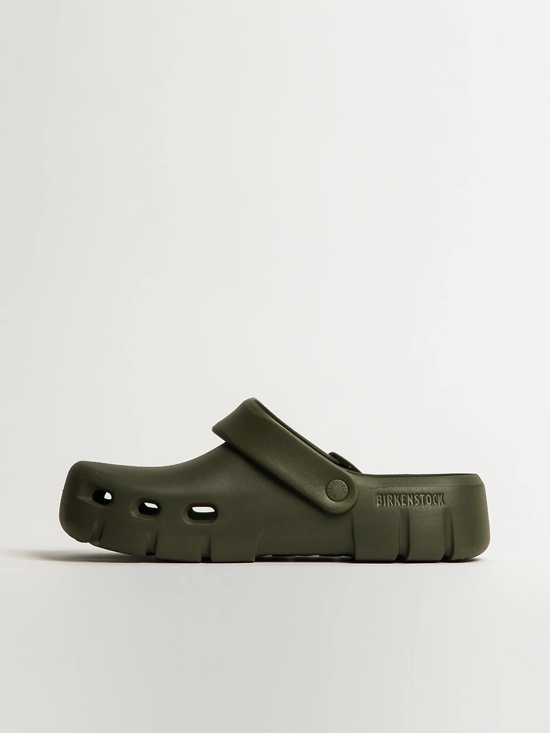 MENS BIRKENSTOCK BIRKI FLOW EVA CLOG - REGULAR KHAKI