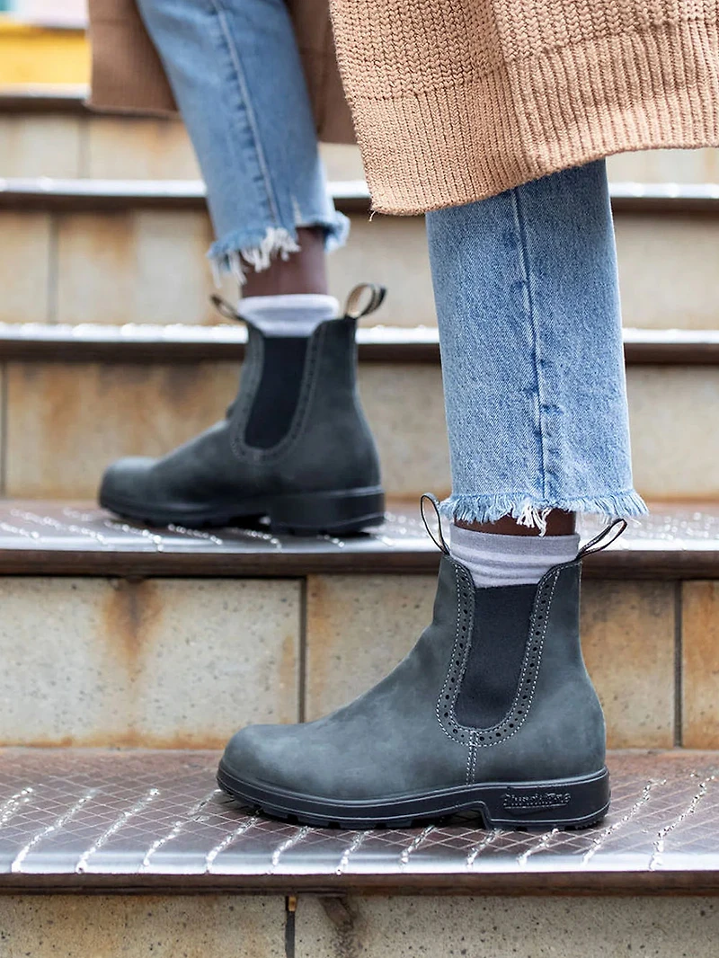 WOMENS BLUNDSTONE HI TIP ORIGINAL RUSTIC BLACK