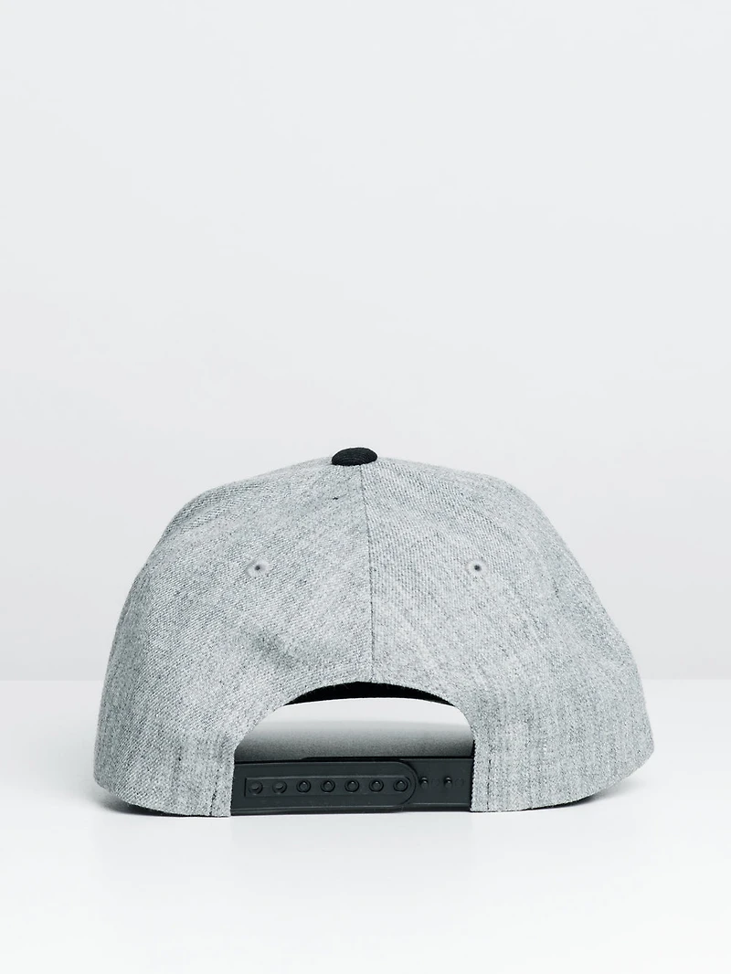 BRIXTON CREST CROSSOVER MP HAT - GREY/BLACK - CLEARANCE